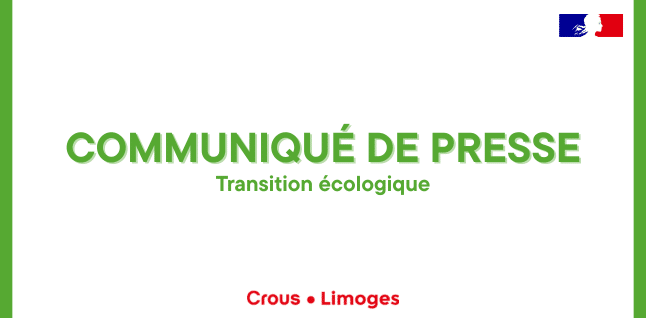 Communiqué de presse - Transition écologique 1 CP DD 2